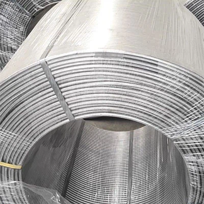 Høy renhetsuniformformet kalsiumaluminium Cored Wire